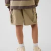 Pantaloncini cargo da bambino dal taglio comodo