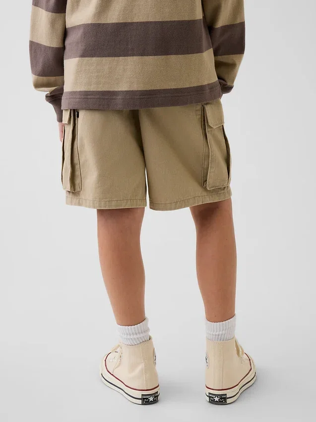 Pantaloncini cargo da bambino dal taglio comodo