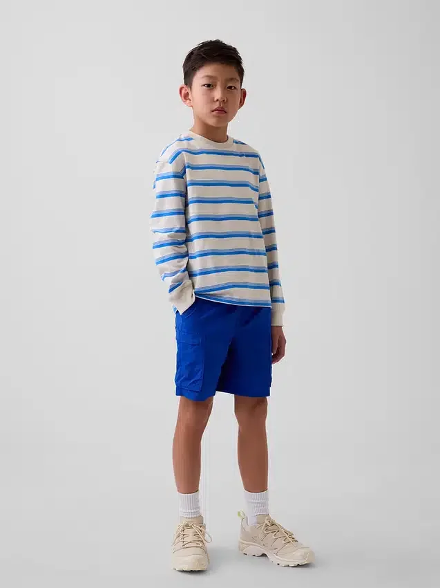 Pantaloncini cargo da bambino dal taglio comodo e ad asciugatura rapida