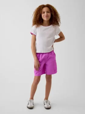 Pantaloncini cargo da bambino dal taglio comodo e ad asciugatura rapida