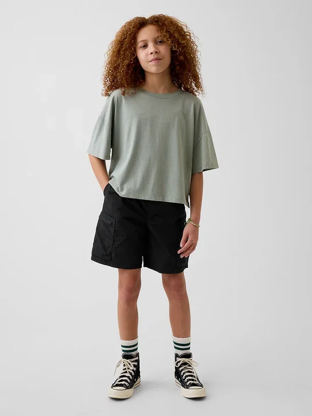 Pantaloncini cargo da bambino dal taglio comodo e ad asciugatura rapida