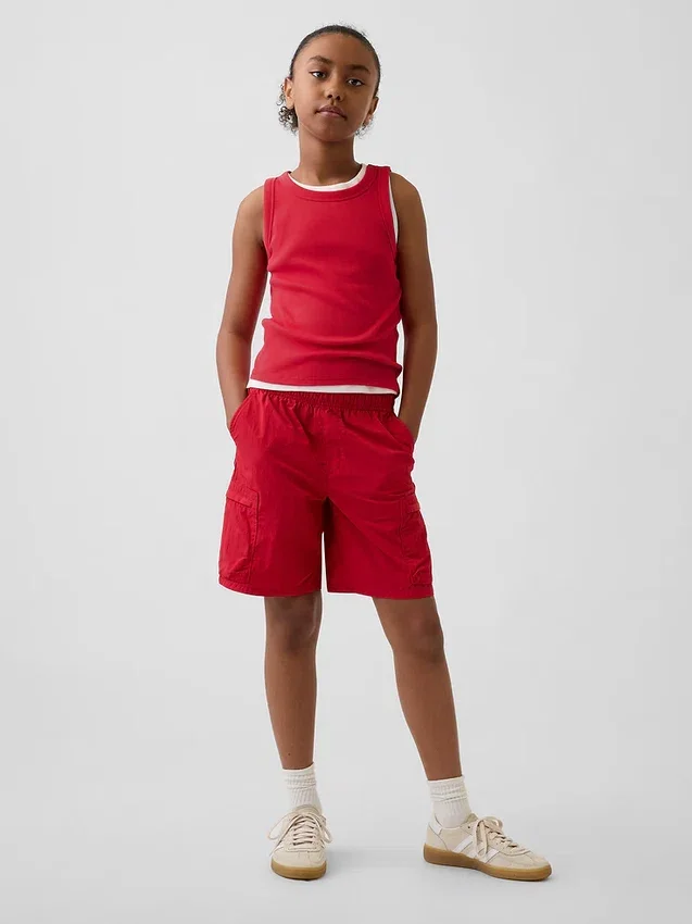 Pantaloncini cargo da bambino dal taglio comodo e ad asciugatura rapida