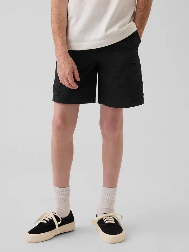 Pantaloncini cargo da bambino dal taglio comodo e ad asciugatura rapida