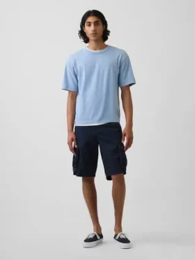 Pantaloncini cargo dal taglio rilassato da 11"