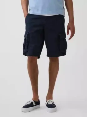 Pantaloncini cargo dal taglio rilassato da 11″