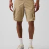 Pantaloncini cargo dal taglio rilassato da 11"
