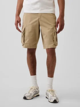 Pantaloncini cargo dal taglio rilassato da 11″