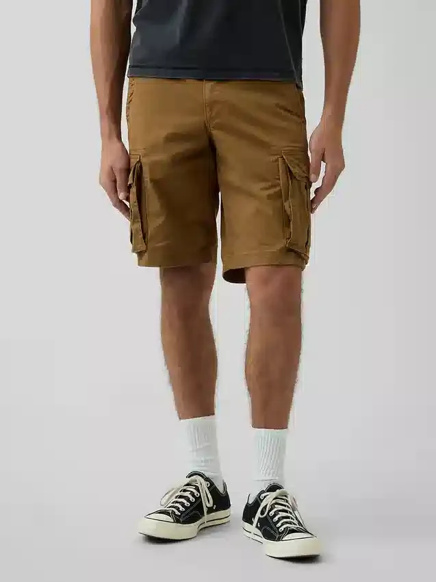 Pantaloncini cargo dal taglio rilassato da 11"