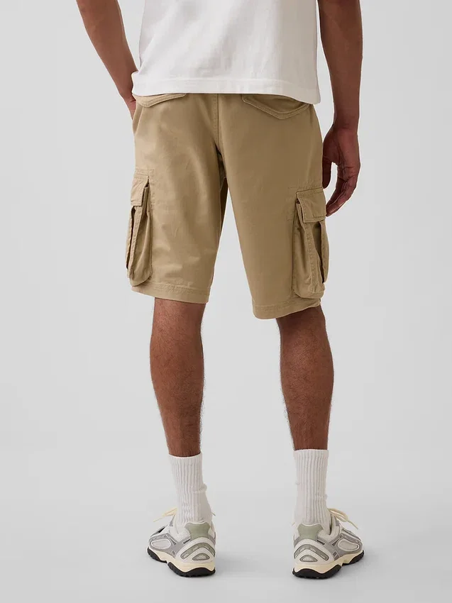 Pantaloncini cargo dal taglio rilassato da 11"