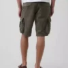 Pantaloncini cargo dal taglio rilassato da 11"