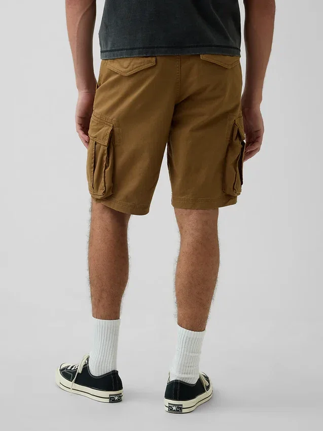 Pantaloncini cargo dal taglio rilassato da 11"