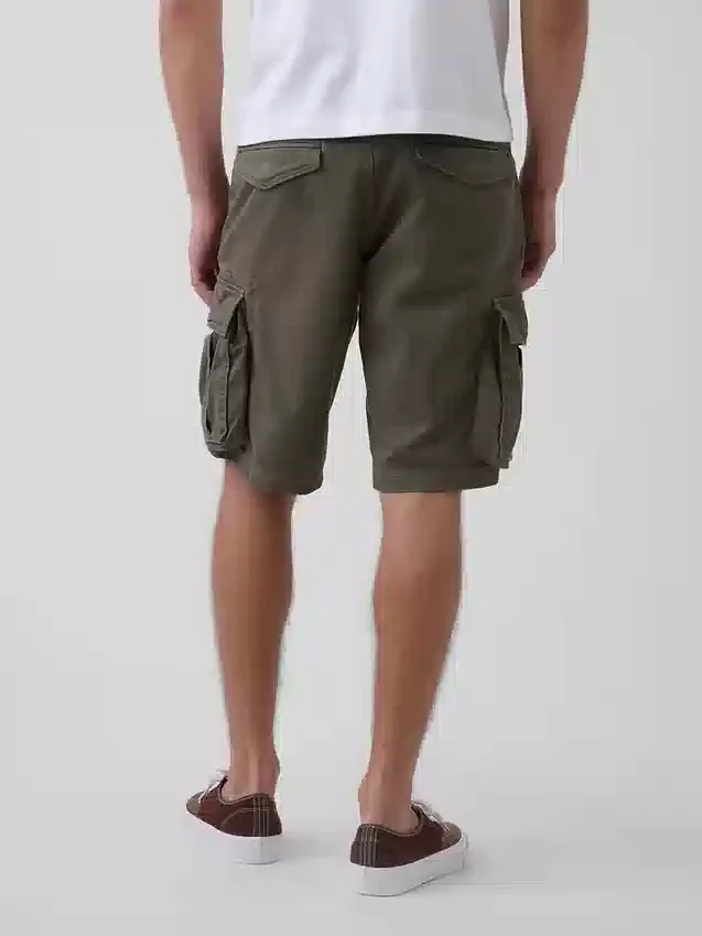Pantaloncini cargo dal taglio rilassato da 11"