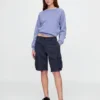 Pantaloncini cargo dal taglio rilassato da 11"