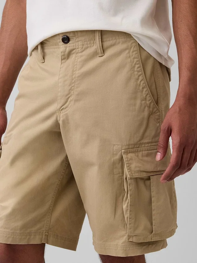 Pantaloncini cargo dal taglio rilassato da 11"