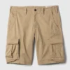 Pantaloncini cargo dal taglio rilassato da 11"