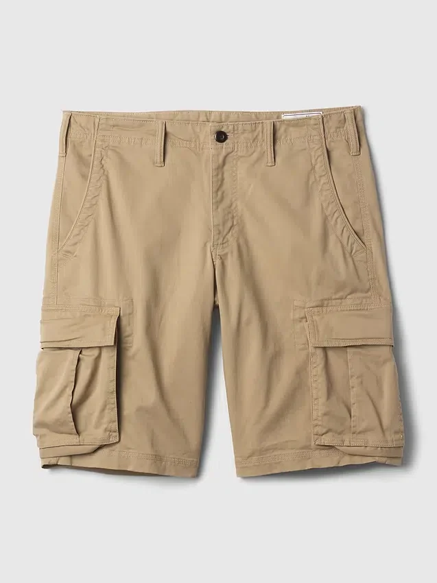 Pantaloncini cargo dal taglio rilassato da 11"