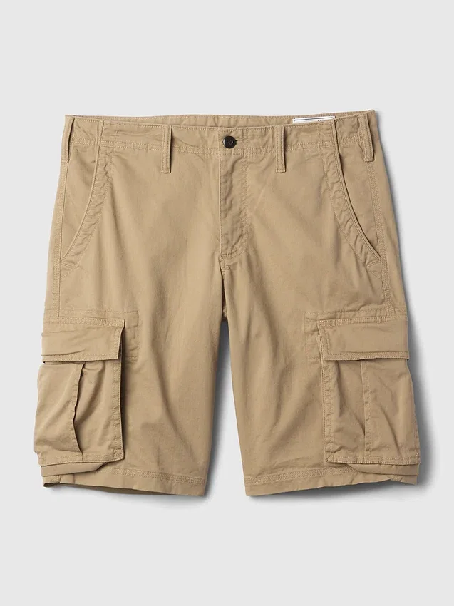 Pantaloncini cargo dal taglio rilassato da 11"