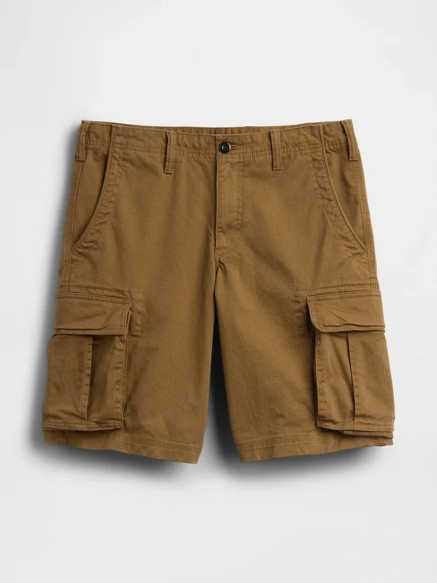 Pantaloncini cargo dal taglio rilassato da 11"