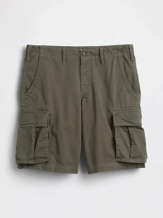 Pantaloncini cargo dal taglio rilassato da 11"