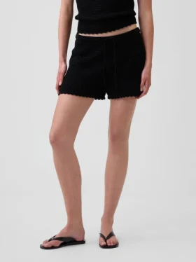 Pantaloncini comodi all’uncinetto in 100% cotone