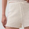 Pantaloncini comodi all'uncinetto in 100% cotone