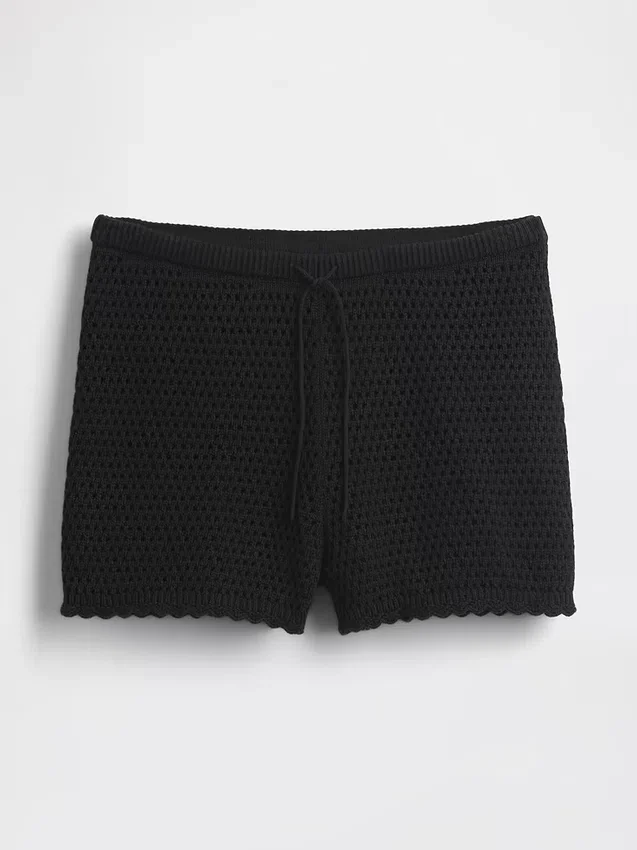 Pantaloncini comodi all'uncinetto in 100% cotone