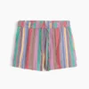 Pantaloncini comodi in garza di cotone a vita media da 4"