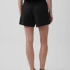 Pantaloncini comodi in garza di cotone a vita media da 4"