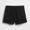 Pantaloncini comodi in garza di cotone a vita media da 4"