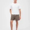 Pantaloncini comodi in misto lino da 5,5"
