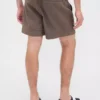 Pantaloncini comodi in misto lino da 5,5"