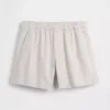 Pantaloncini comodi in misto lino da 5,5"