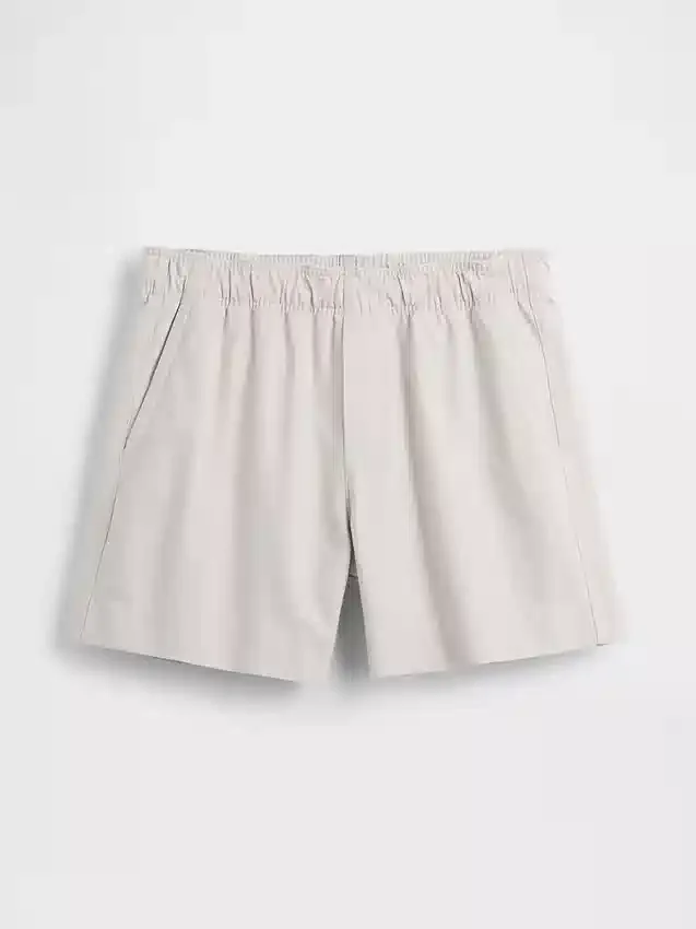 Pantaloncini comodi in misto lino da 5,5"