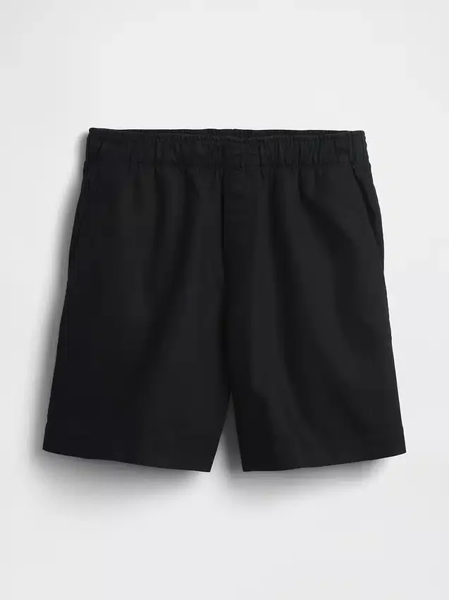 Pantaloncini comodi in misto lino da 5,5"