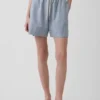 Pantaloncini comodi in misto lino da 6"