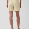 Pantaloncini comodi in misto lino da 6"