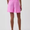 Pantaloncini comodi in misto lino da 6"