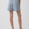 Pantaloncini comodi in misto lino da 6"