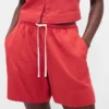 Pantaloncini comodi in misto lino da 6"