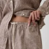 Pantaloncini comodi in misto lino da 6"
