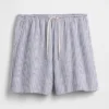 Pantaloncini comodi in misto lino da 6"