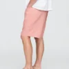 Pantaloncini comodi in misto lino e cotone da 9"