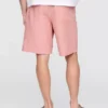 Pantaloncini comodi in misto lino e cotone da 9"