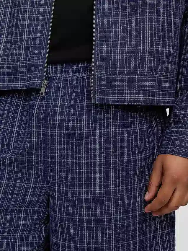 Pantaloncini comodi in misto lino e cotone da 9"