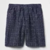 Pantaloncini comodi in misto lino e cotone da 9"