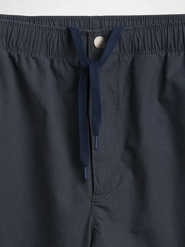 Pantaloncini comodi in popeline da 7"