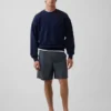 Pantaloncini comodi in popeline da 7"