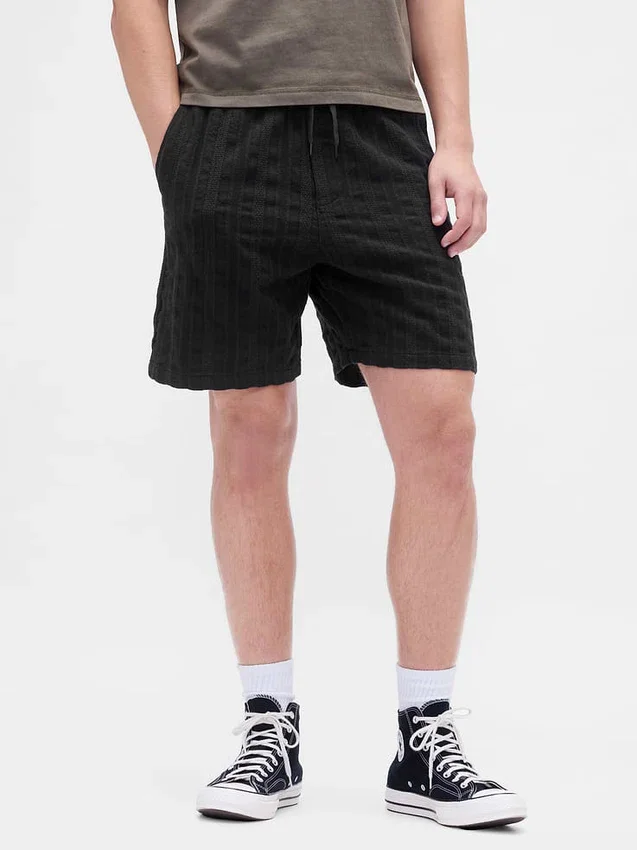 Pantaloncini comodi testurizzati da 7"