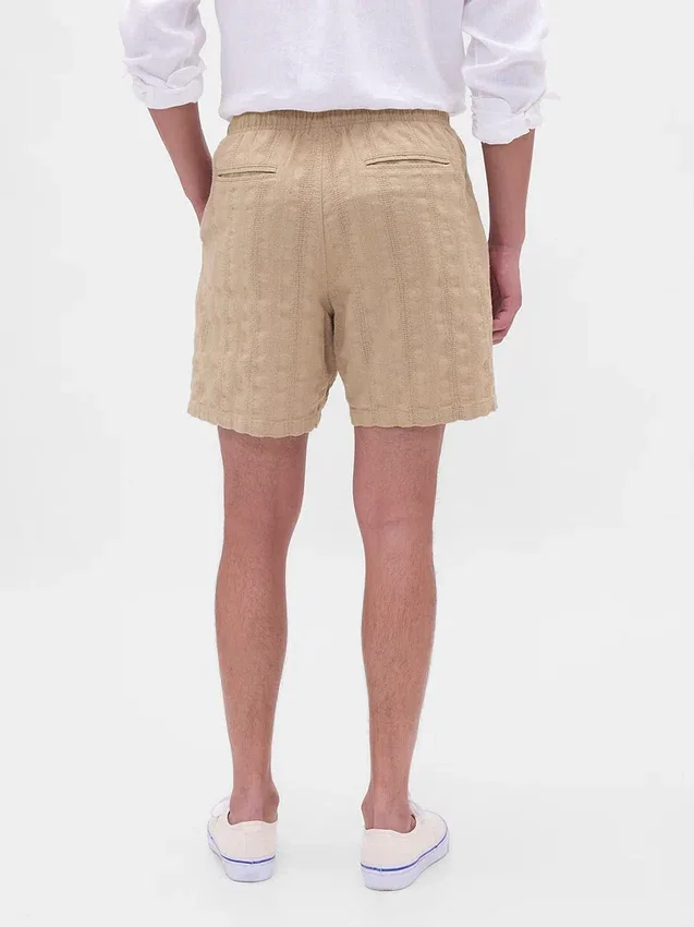 Pantaloncini comodi testurizzati da 7"
