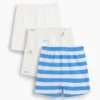 Pantaloncini con elastico in cotone biologico "Baby First Favorites" (confezione da 3)